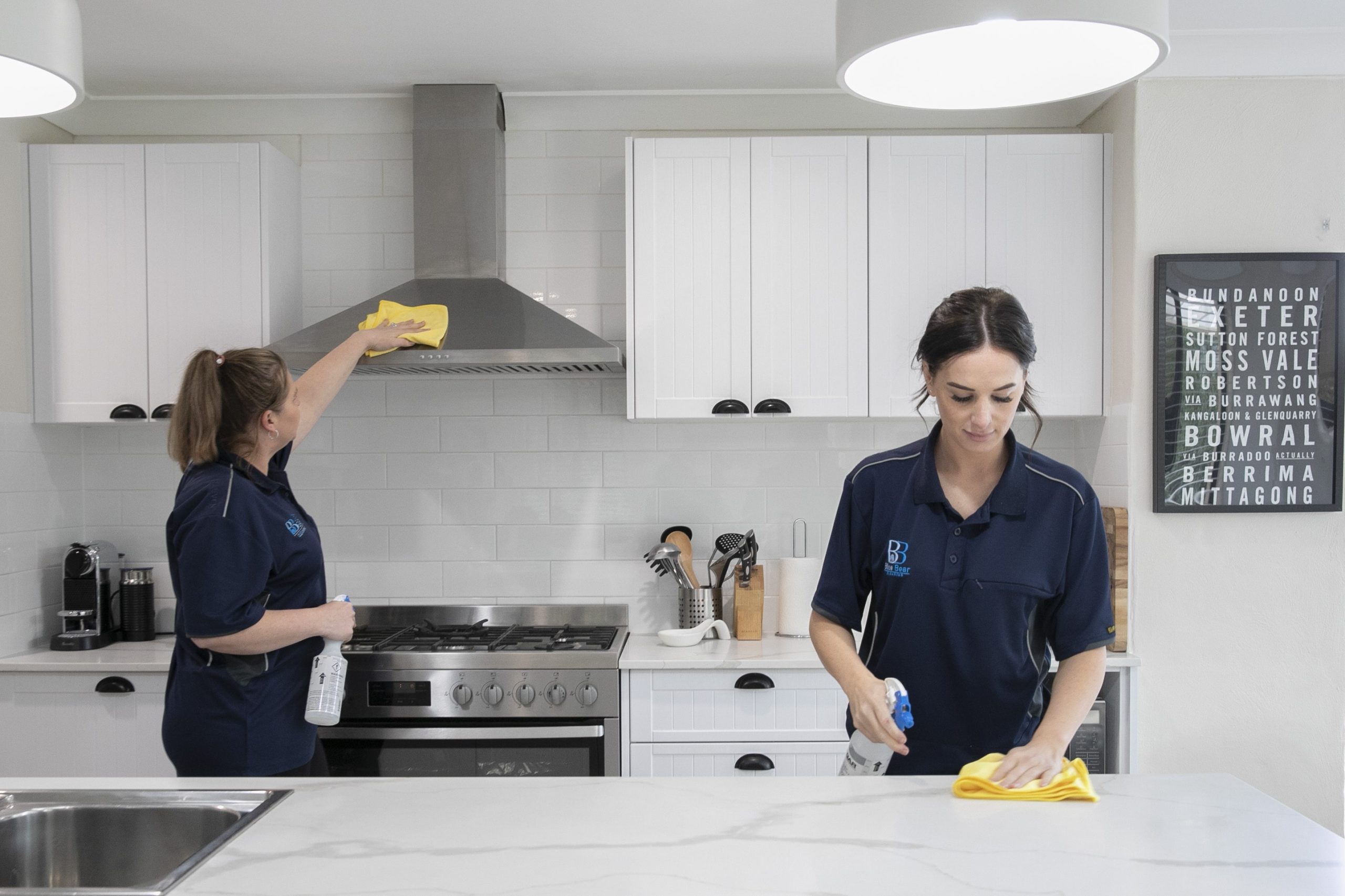 BlueBear Cleaning team members over the years