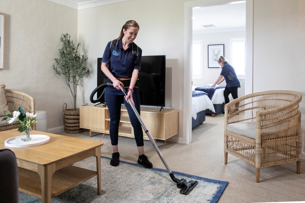 BlueBear Cleaning providing household cleaning support