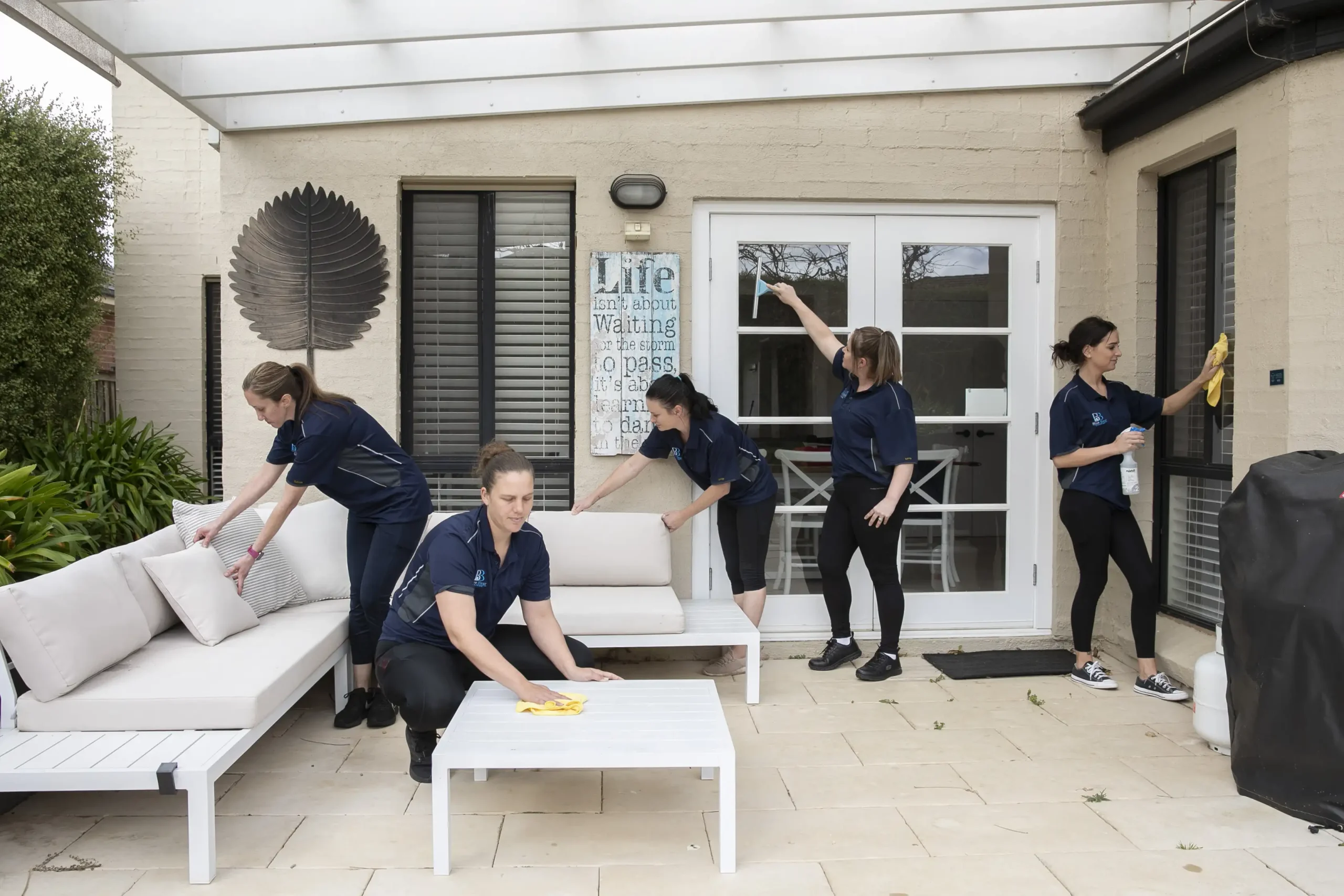 BlueBear Cleaning team providing household cleaning support
